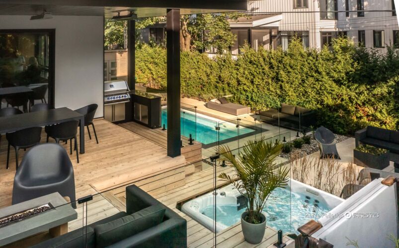 Architecture, Architecture-Extétieure, COMMERCIALE, Extérieur de maison luxueuse, Maison de prestige, Maison haut de gamme, PHOTO-DRONE, Piscine-Spa, Résidence-prestige